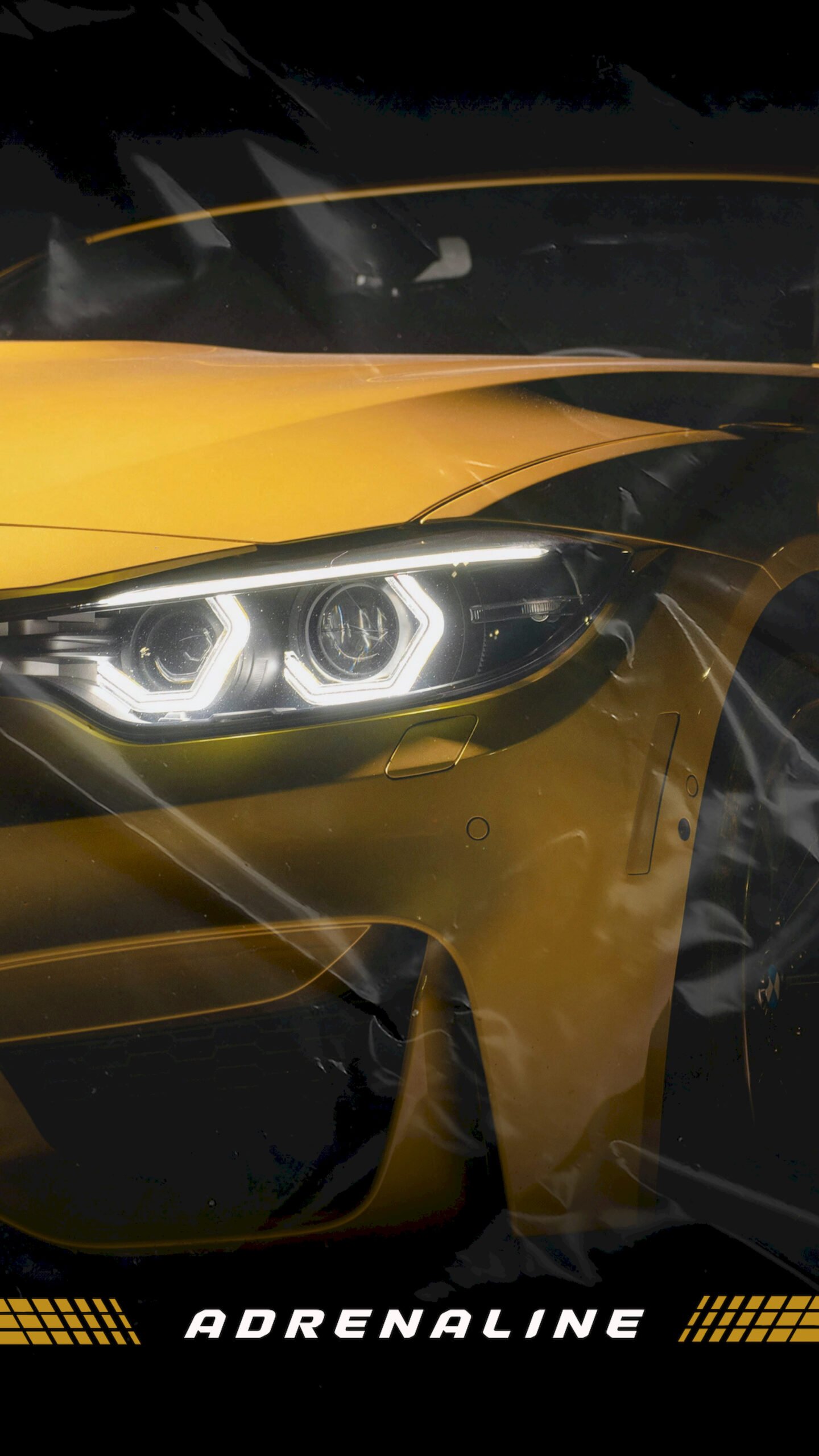 4k yellow super car wallpaper mobile_mobile