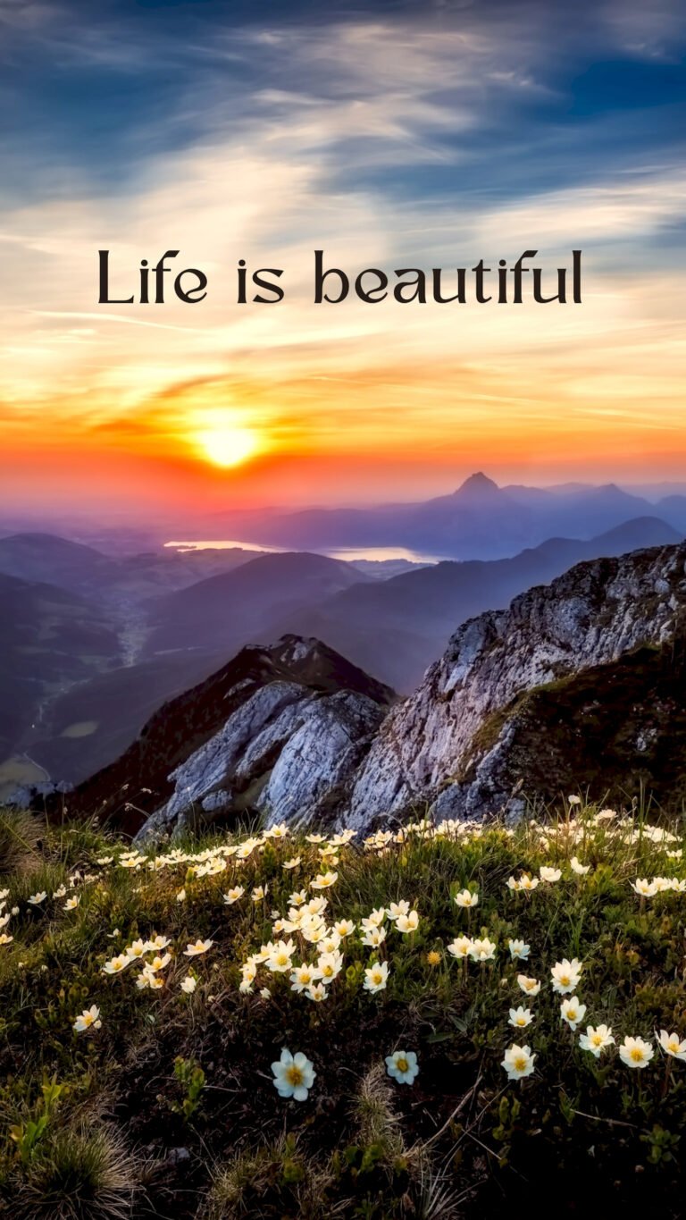 4K sunset nature wallpaper with warm colors, scenic horizons, and ultra HD details — free natural background on Zonwalls.