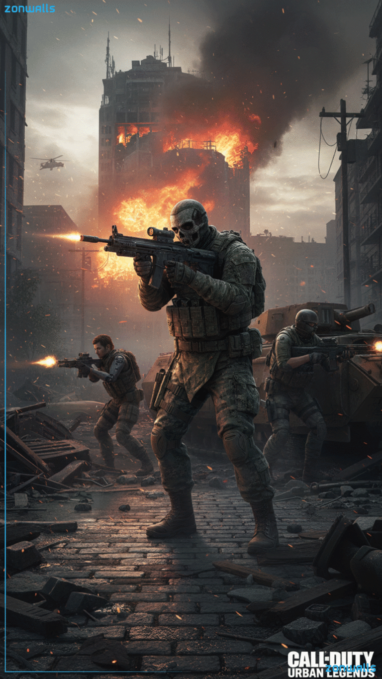 Call of Duty Wallpaper featuring Captain Price in a high-octane 4K cinematic battlefield scene.