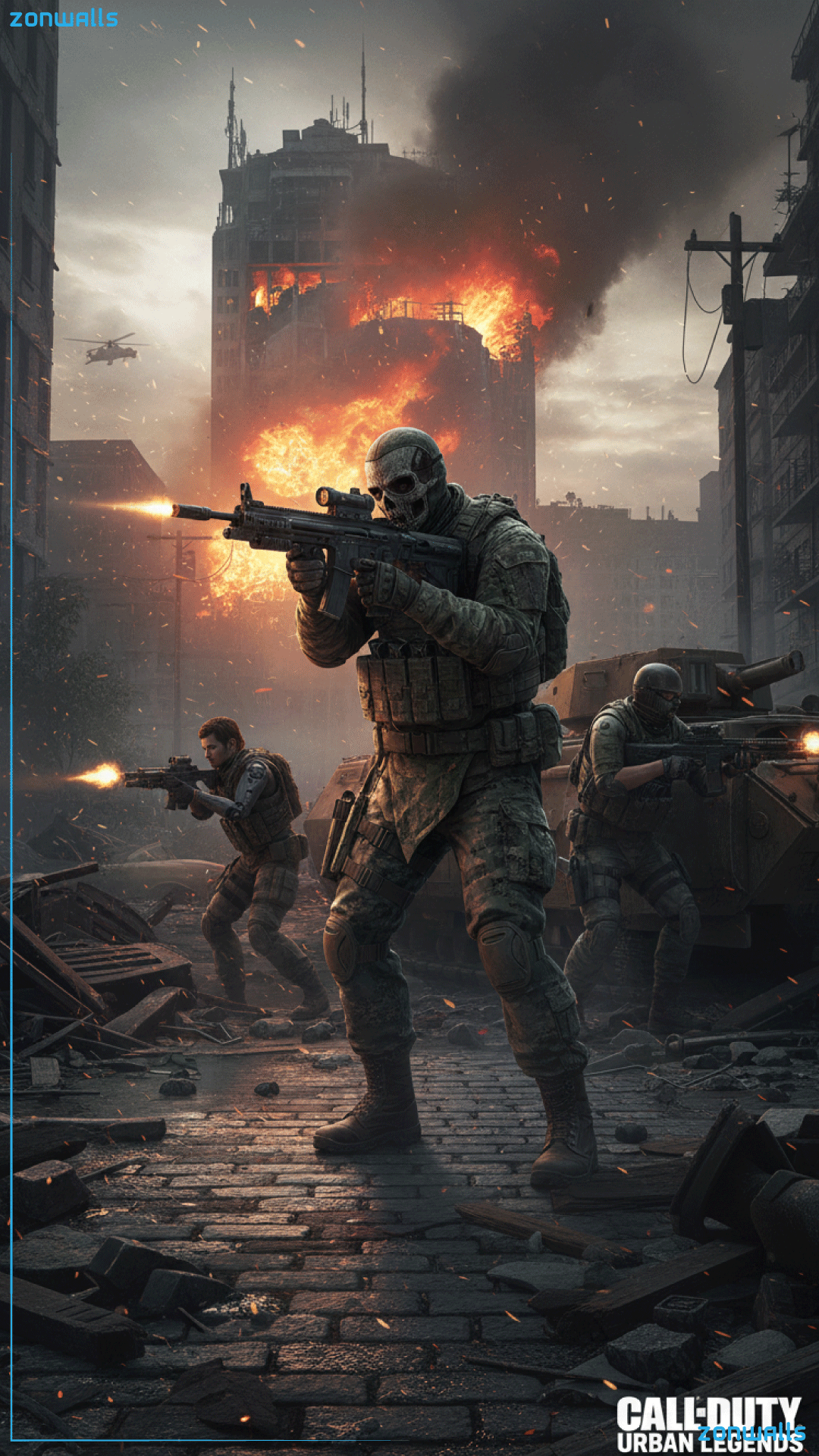 Call of Duty Wallpaper featuring Captain Price in a high-octane 4K cinematic battlefield scene.